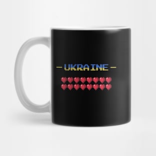 Ukraine Hearts Mug